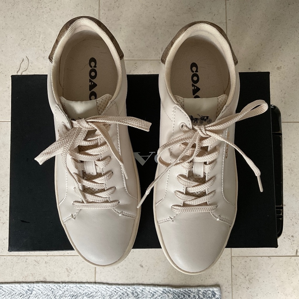 Coach Leather Lowtop Sneakers